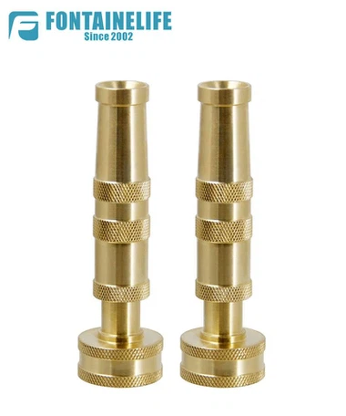 Mosazná nastavitelná otočná hadicová tryska