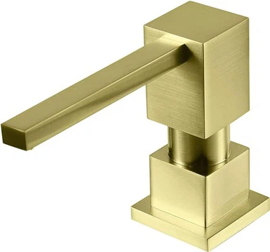 Vlastní mosazný dávkovač mýdla